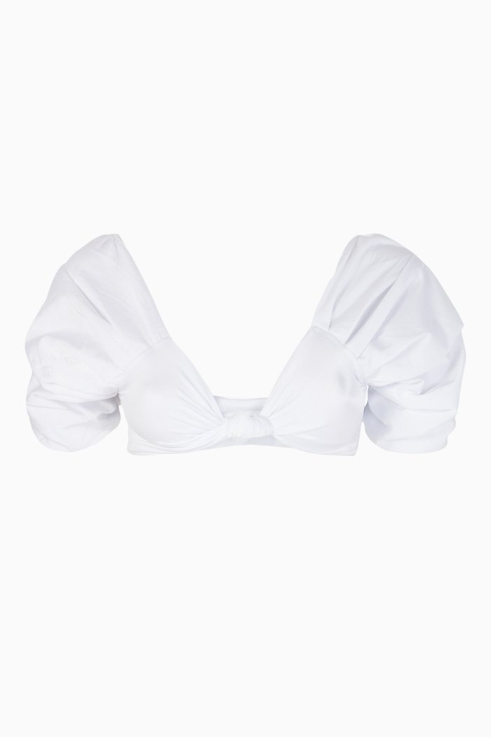 

Ariadne Bikini Top, White