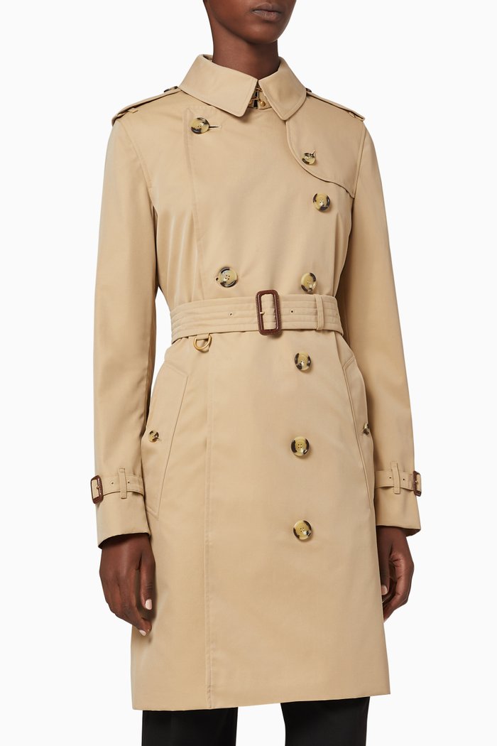 

The Mid-Length Kensington Heritage Trench Coat, Neutral