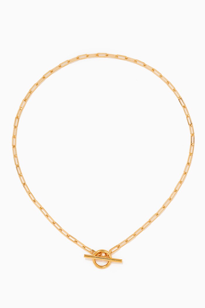 

Love Link Necklace in Yellow Gold Vermeil