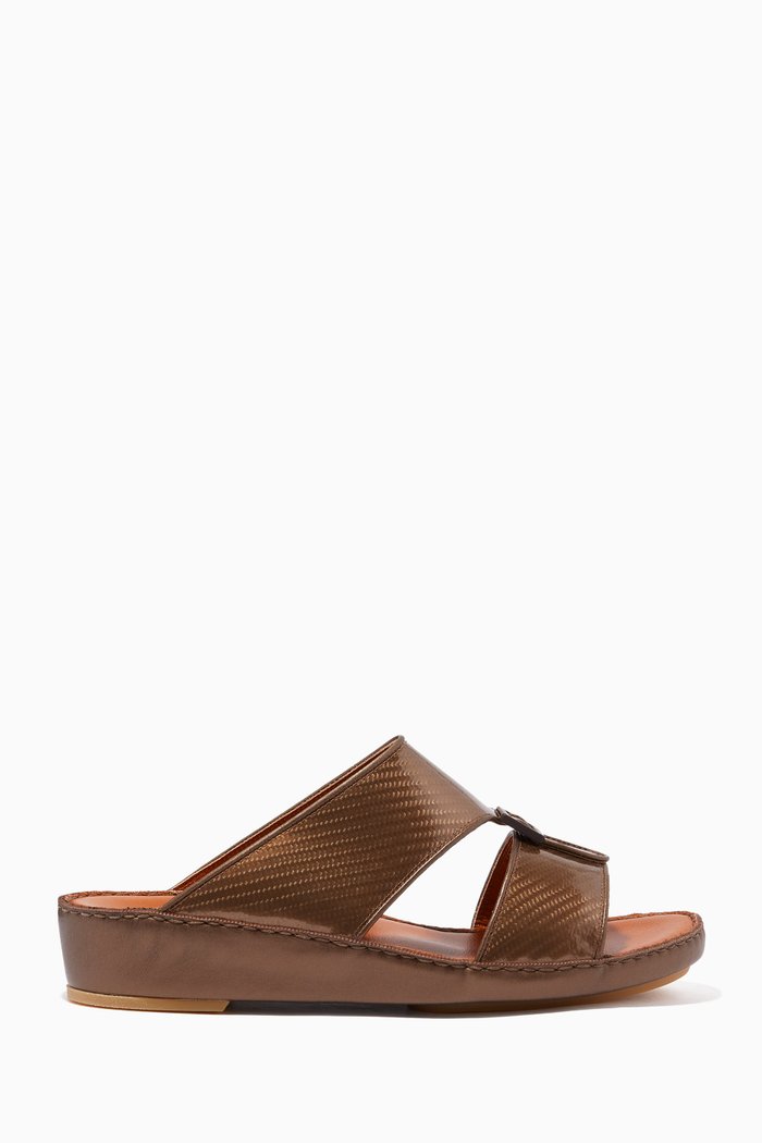 

Quadratura Sandals in Carbon Fibre, Metallic