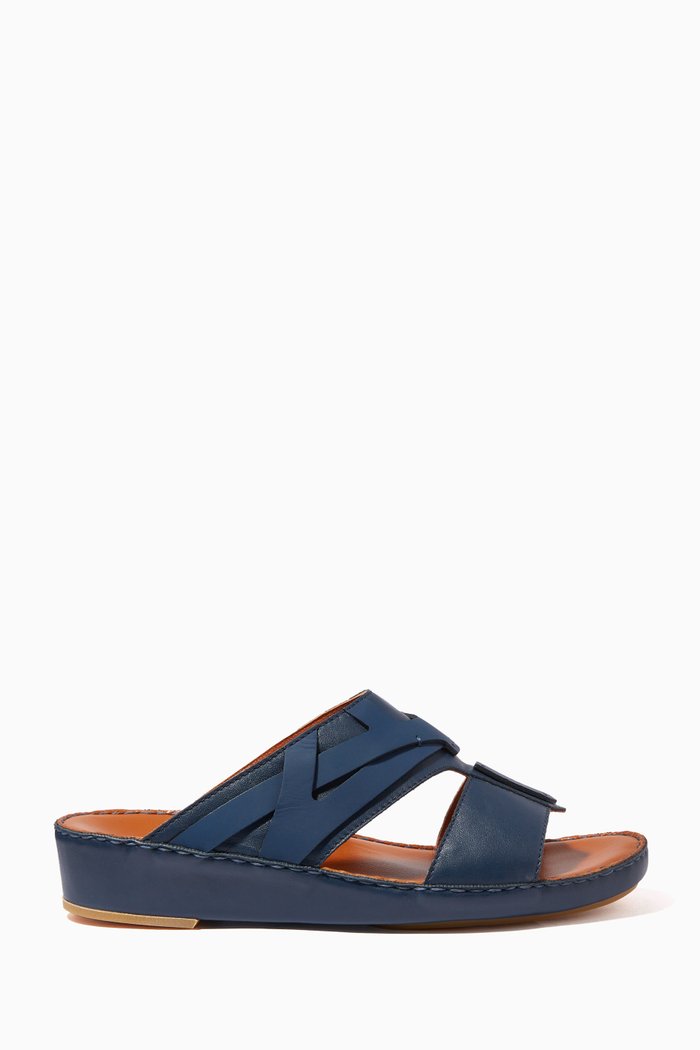

Renna Sandals in Rubbercalf, Blue