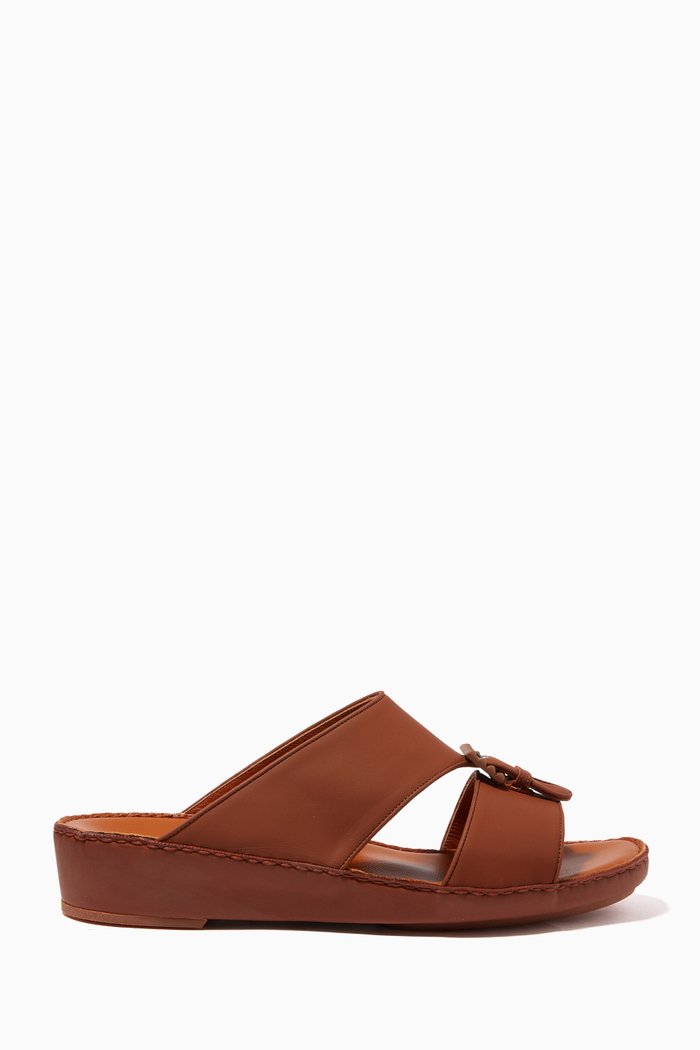 

Cinghia Sandals in Softcalf, Brown