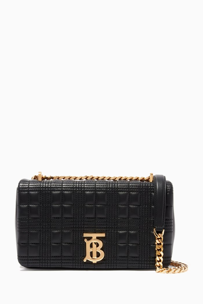 

Small Lola Bag in Quilted Lambskin, Black