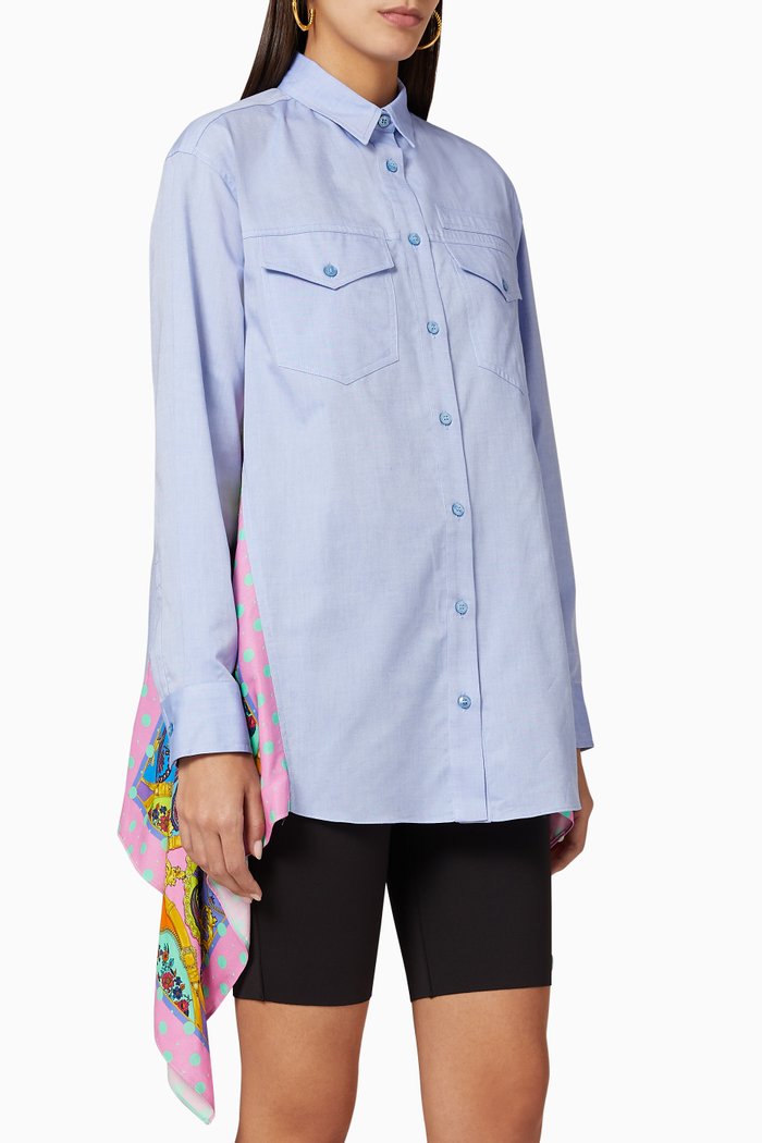

Paisley Fantasy Shirt, Blue