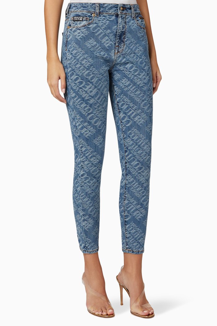 

Logo Jacquard Jeans, Blue