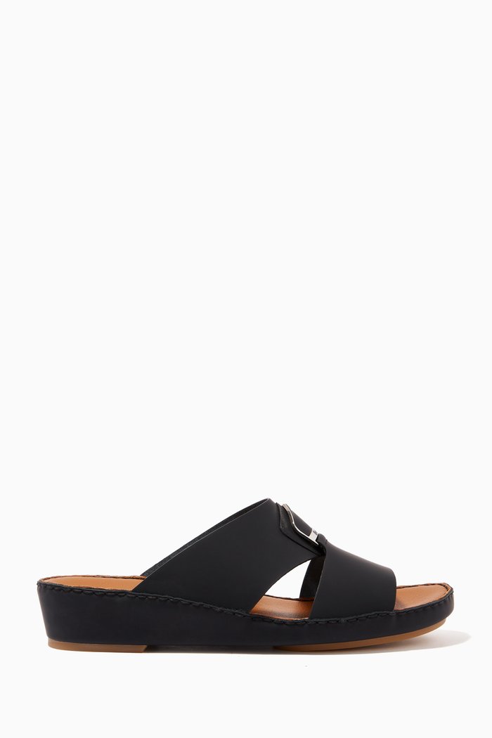 

Arabic Sandals in Leather, Black