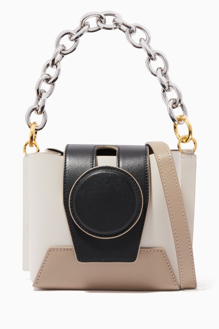 

Daria Bag in Calf Leather, Neutral