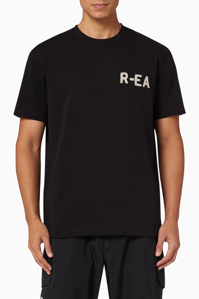 

Sustainable R-EA Jersey T-Shirt, Black