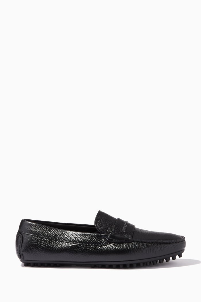 

Driver Moccasins in Leather, Black