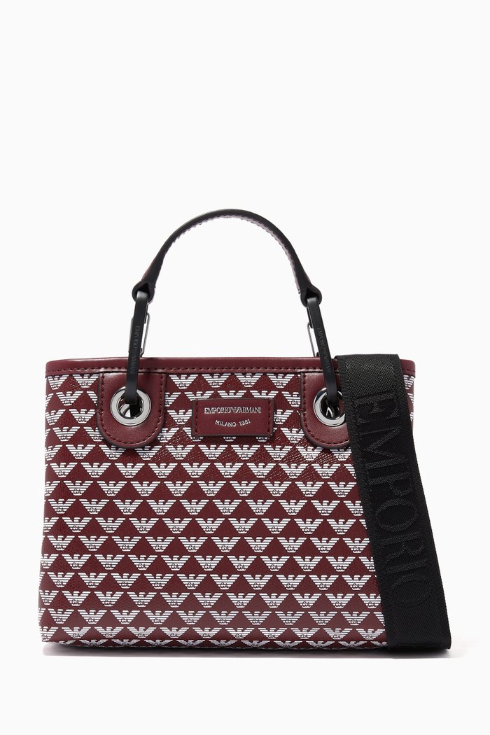 

MyEA Eagle Logo Mini Shopper, Red