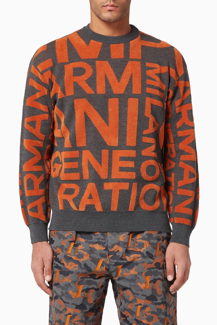 

Macro EA Wool-Blend Sweater, Red