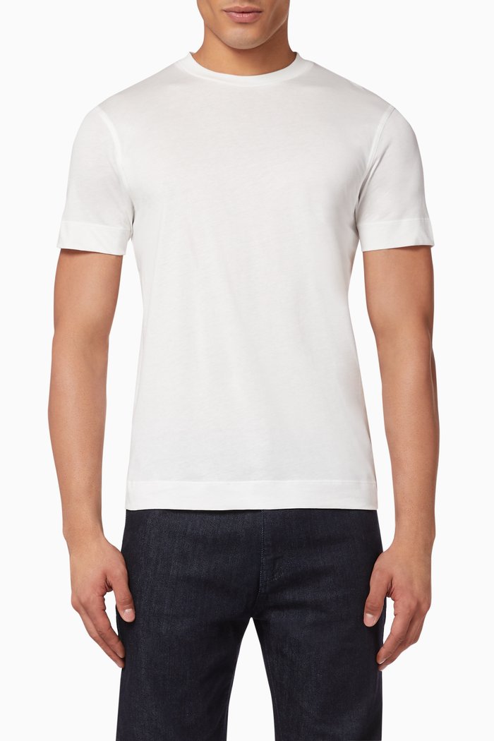 

EA Milano Patch Jersey T-shirt, White