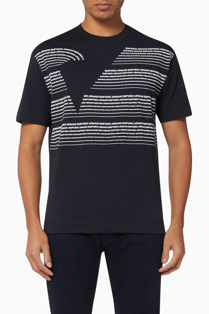 Half EA Eagle Jersey T-Shirt, Blue