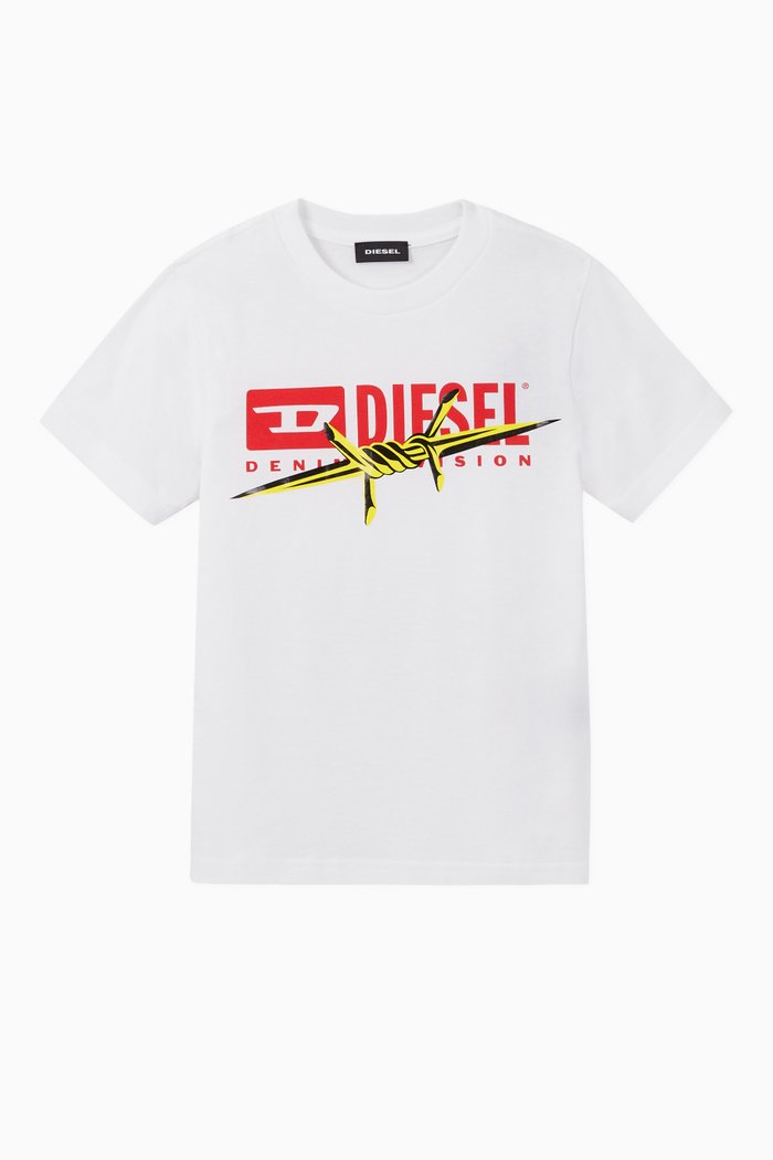 

Logo Cotton Jersey T-Shirt, White