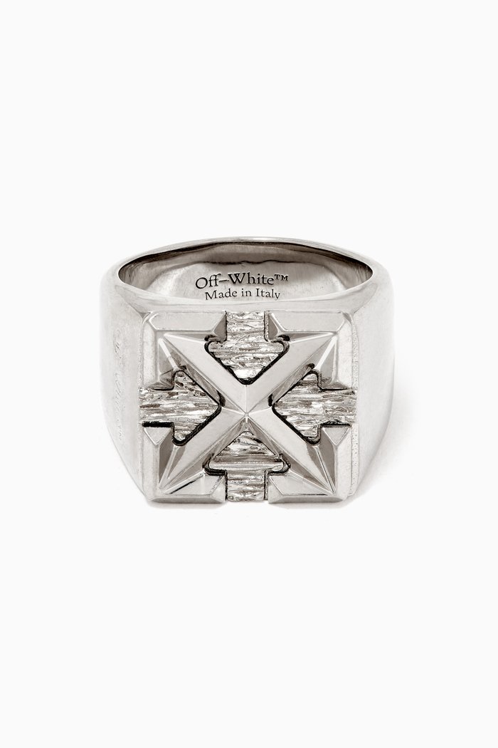 

Arrows Metal Ring, Silver