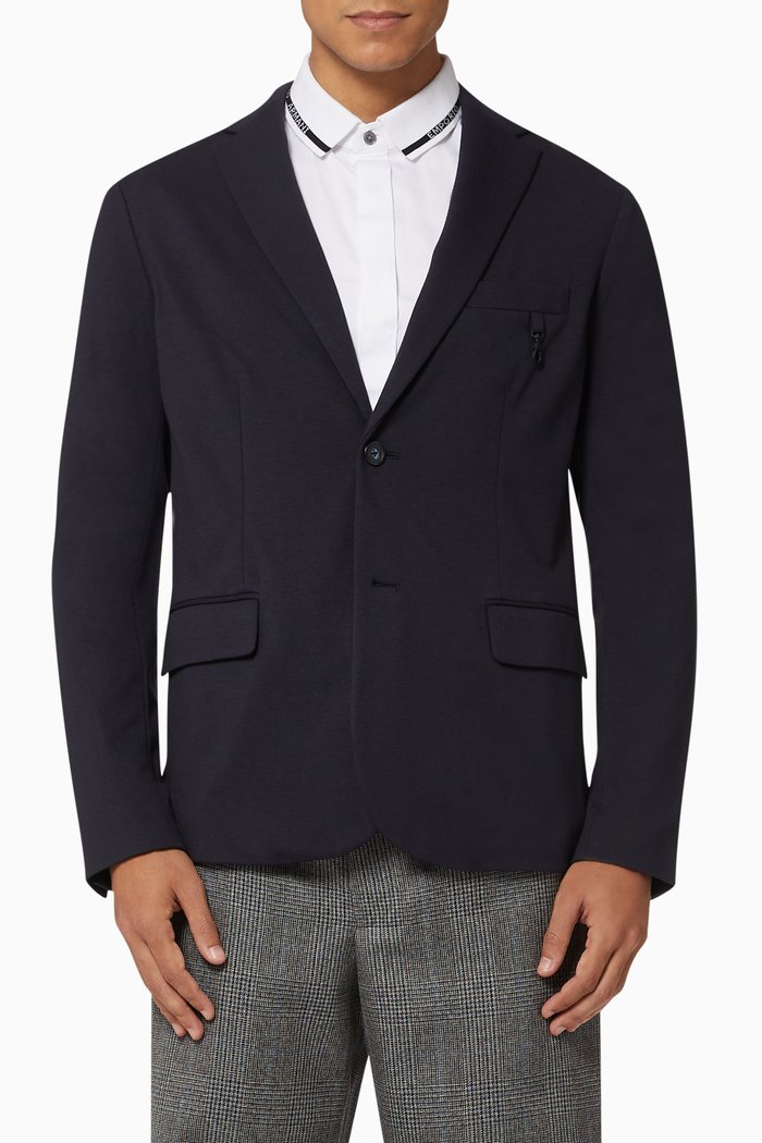

Travel Essentials Blazer Jacket, Blue