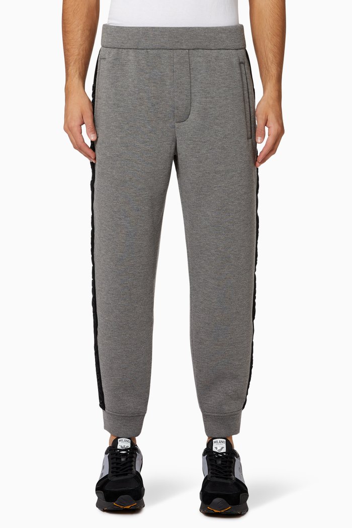 

EA Tape Jersey Sweatpants, Grey