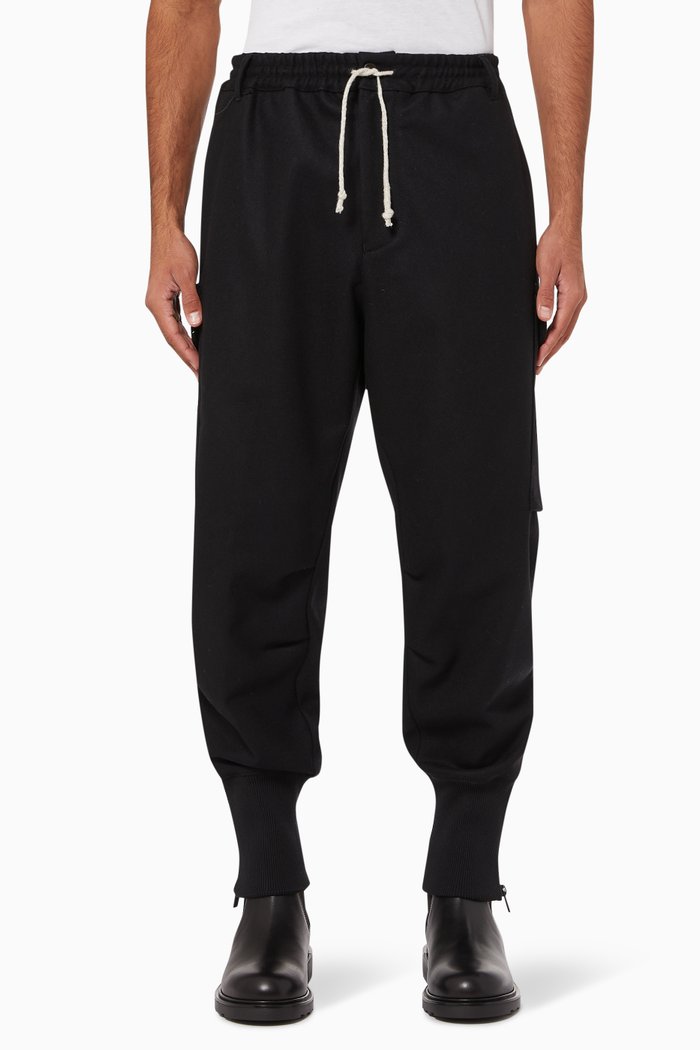 

Sustainable R-EA Cargo Joggers, Black