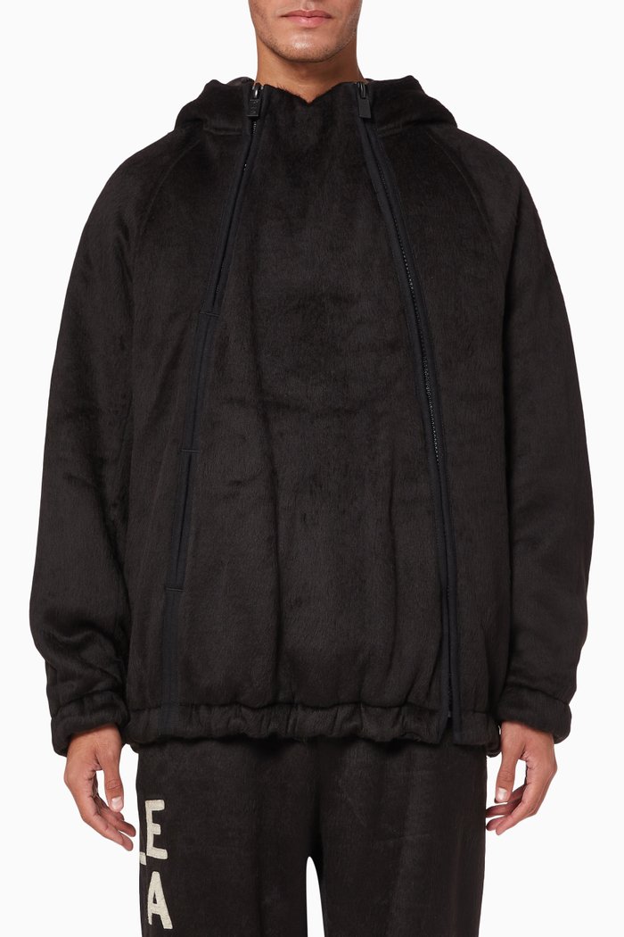 

Sustainable R-EA Hooded Jacket, Black