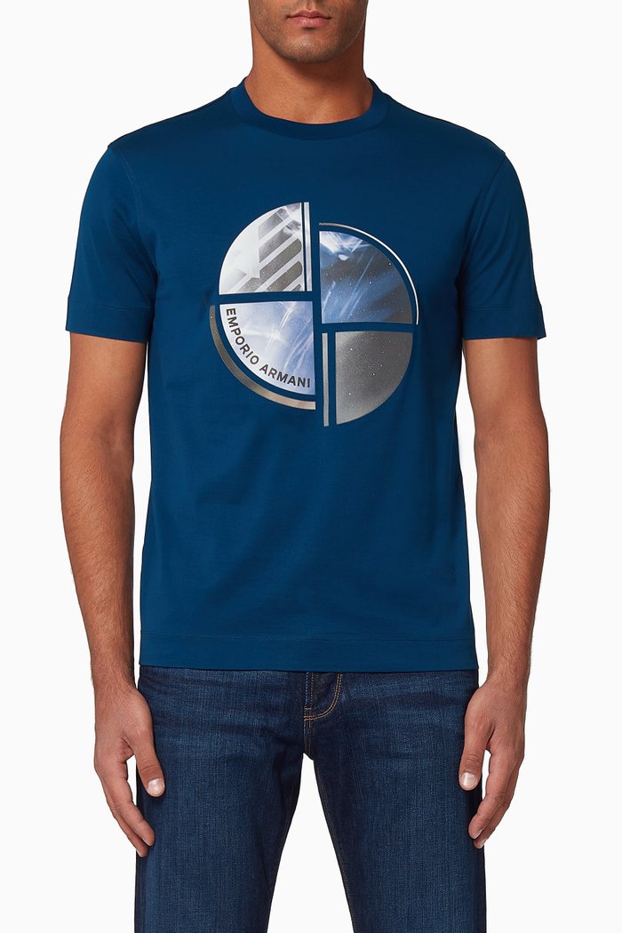 

EA Northern Lights Jersey T-Shirt, Blue