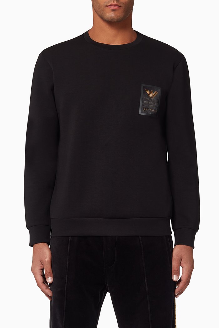 

EA FW20 Show Jersey Sweatshirt, Black