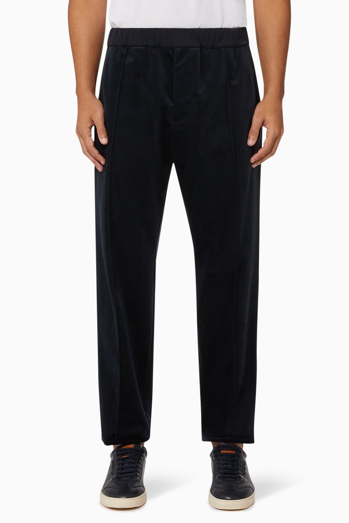 

Chenille Joggers, Blue