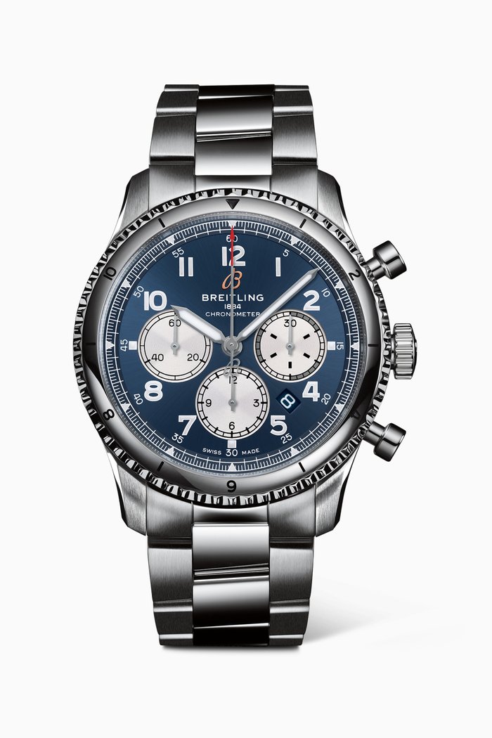 

Aviator 8 B01 Chronograph 43, Blue