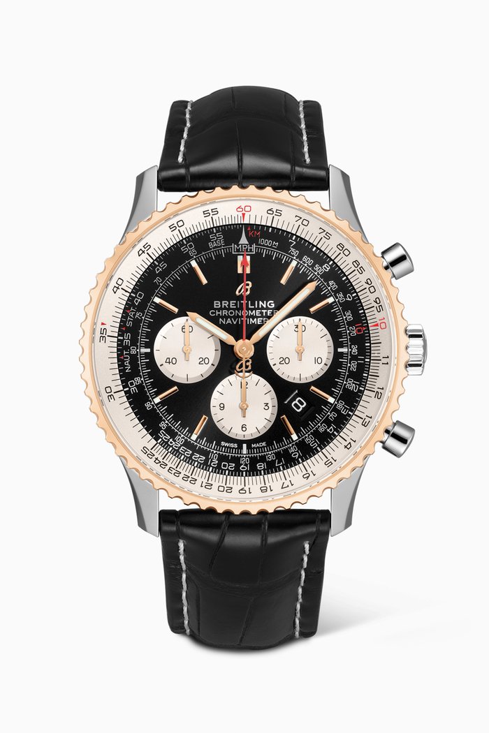 

Navitimer B01 Chronograph 46 with 18kt Red Gold, Black
