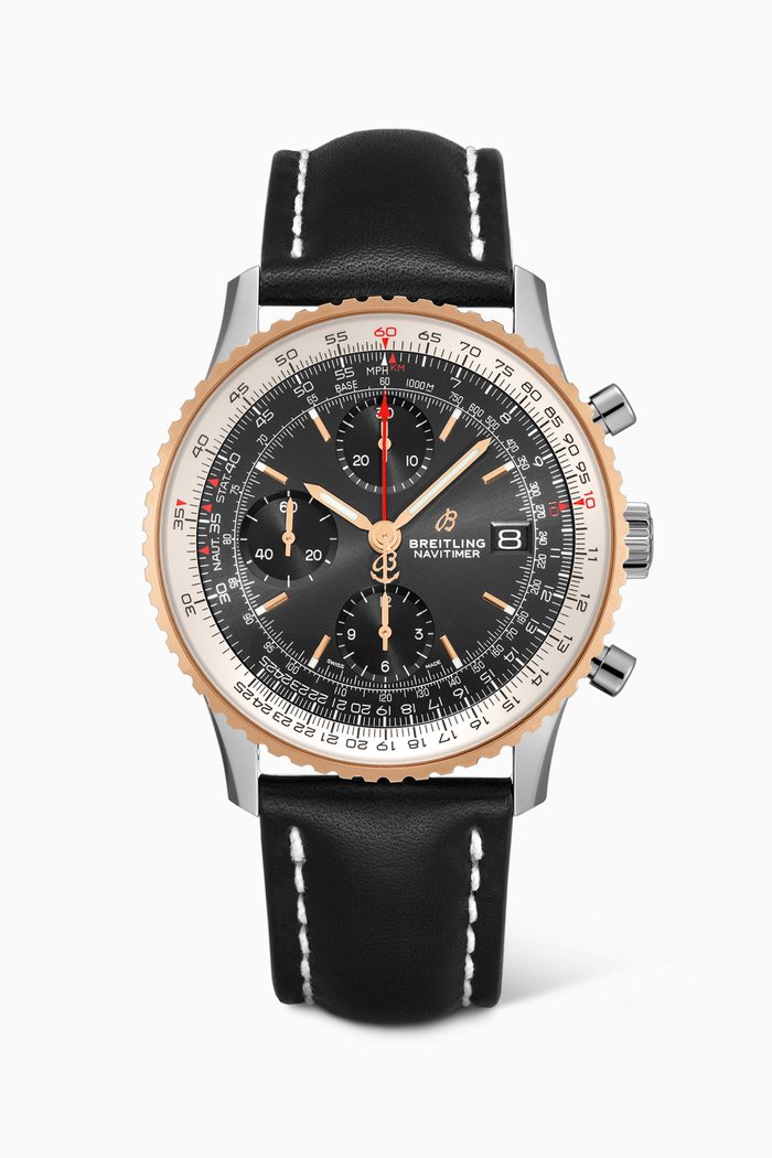 

Navitimer Chronograph 41 with 18kt Red Gold, Black