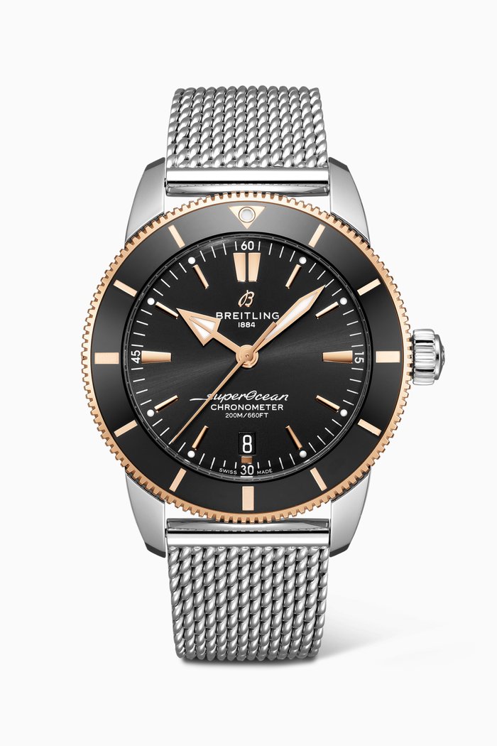 

Superocean Heritage B20 Automatic 44 wth 18kt Red Gold, Black