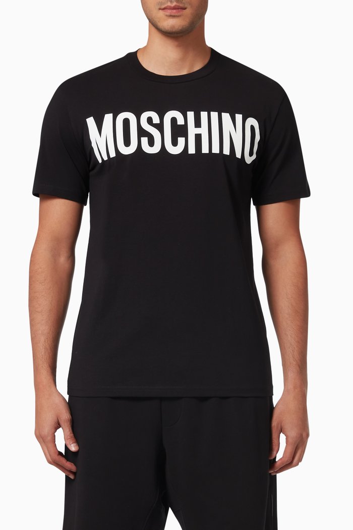 

Logo T-shirt in Cotton Jersey, Black
