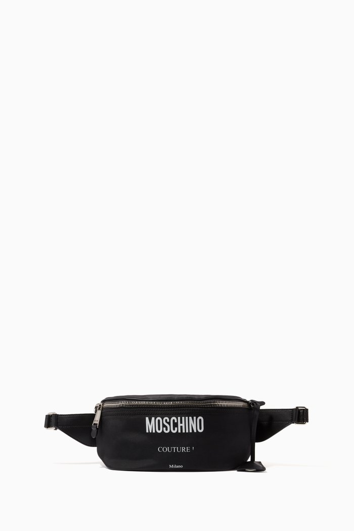 

Logo Belt Bag in Nylon, Black