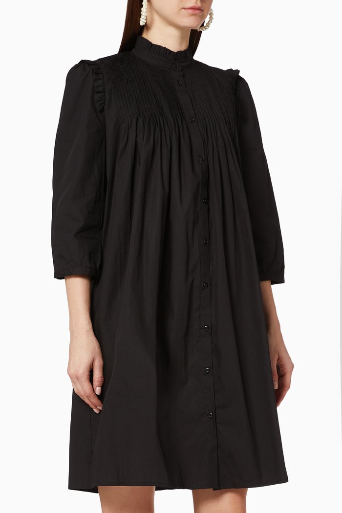 

Yasrobbia Cotton Dress, Black