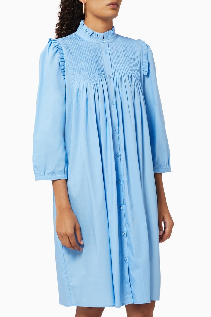 

Yasrobbia Cotton Dress, Blue