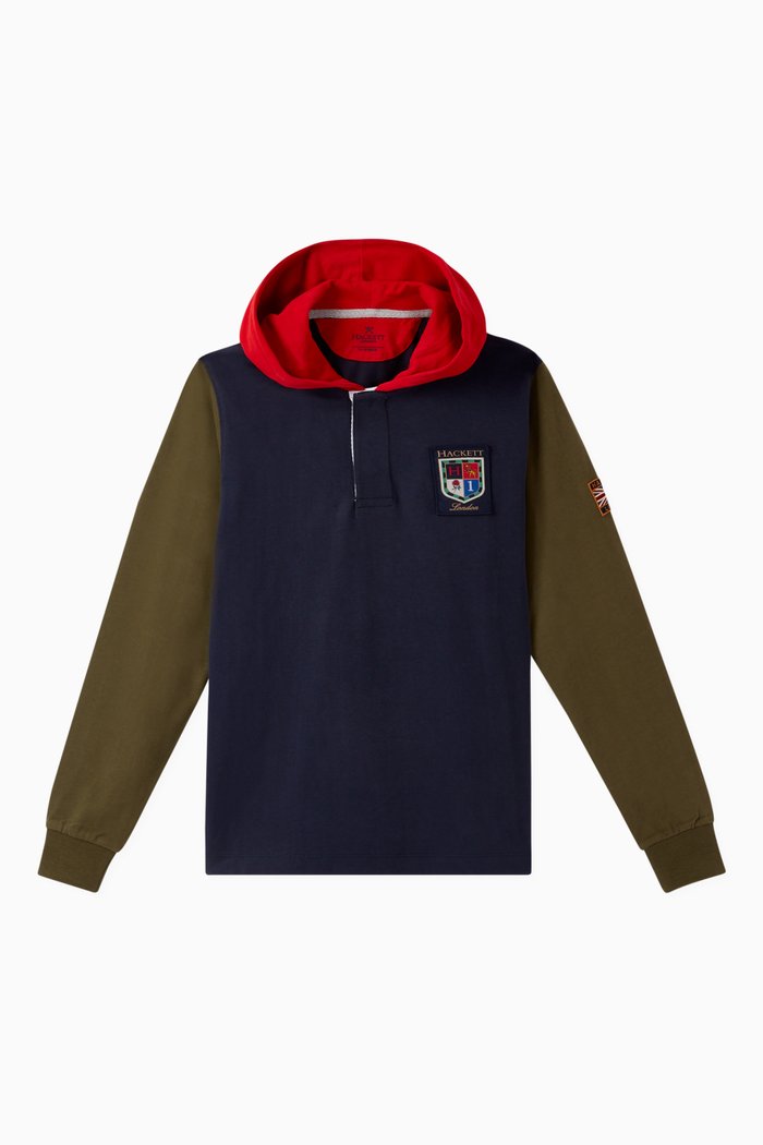 

Rugby Hoodie, Multicolour