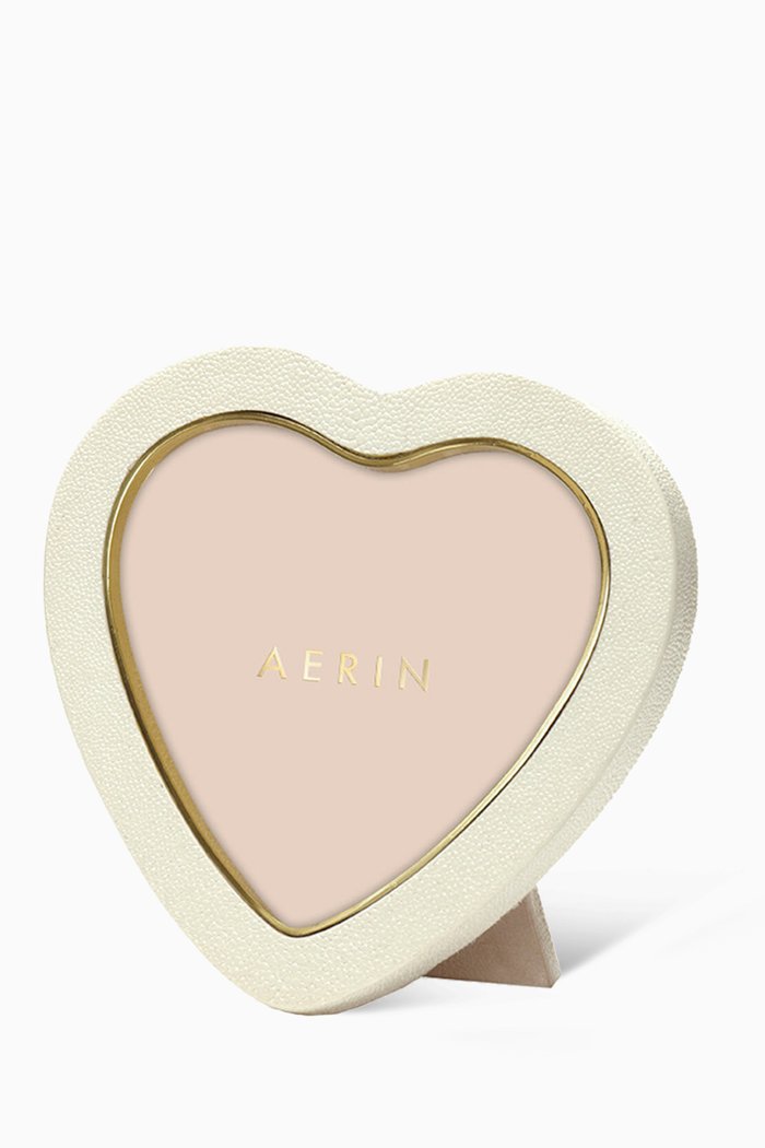 

Shagreen Heart Frame, Neutral