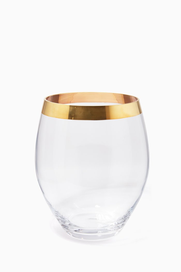 Gabriel Large Hurricane Glass, Gold