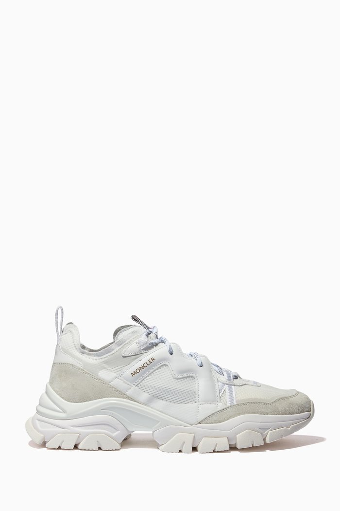 Leave No Trace Sneakers in Mesh & Leather, White