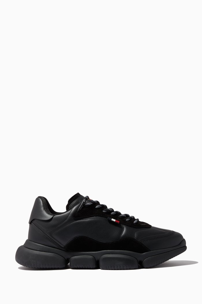 

Bubble Sneakers in Leather & Suede, Black