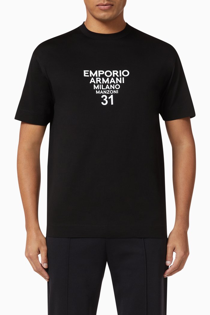 

EA Boutique Address Jersey T-Shirt, Black