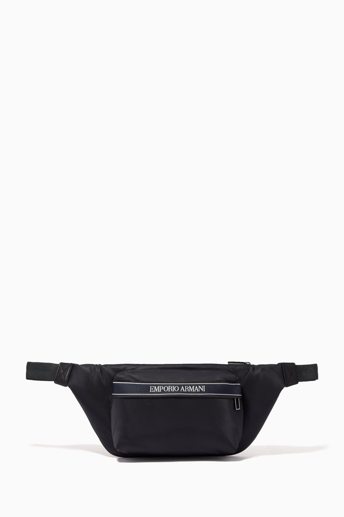 

EA Tape Belt Bag in Nylon, Blue