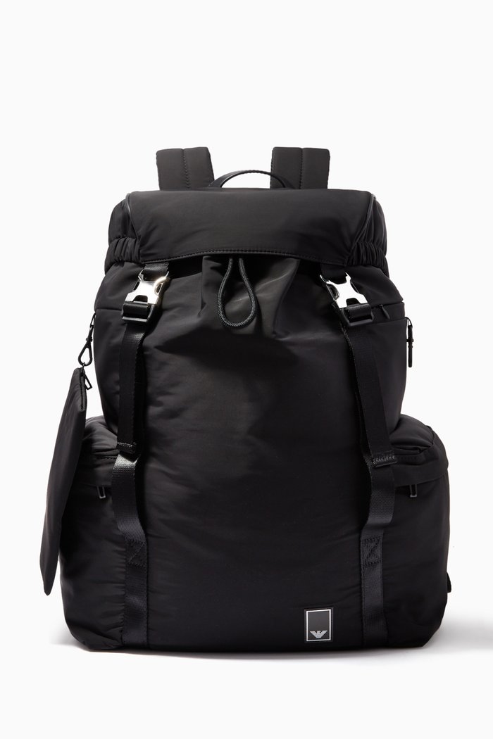 

Travel Backpack in Nylon, Black