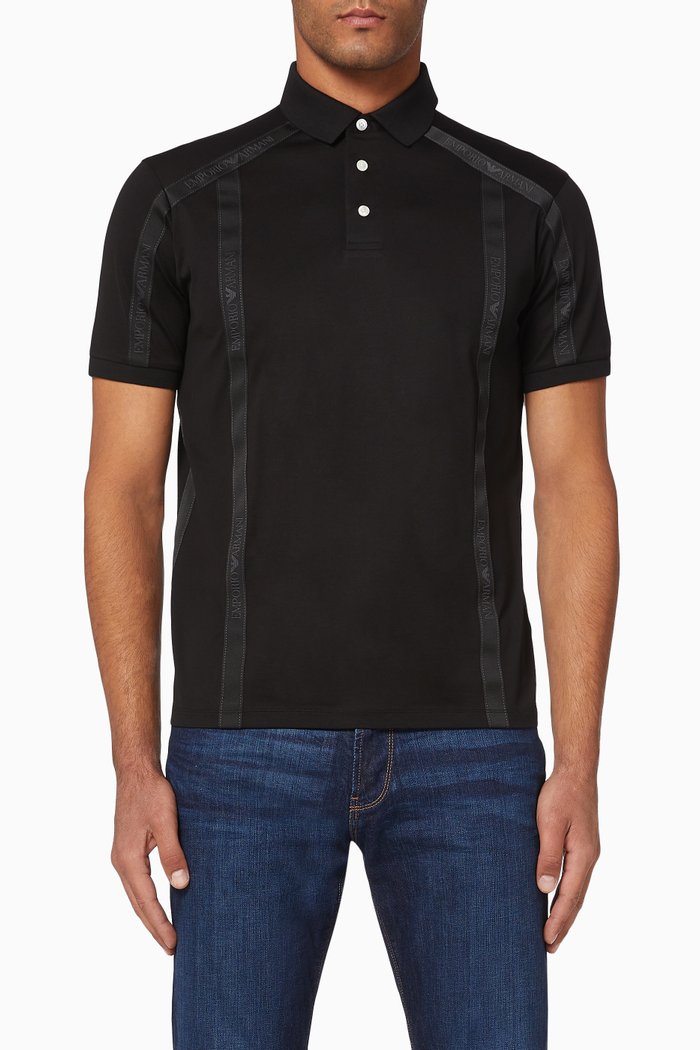 

EA Tape Polo Shirt, Black