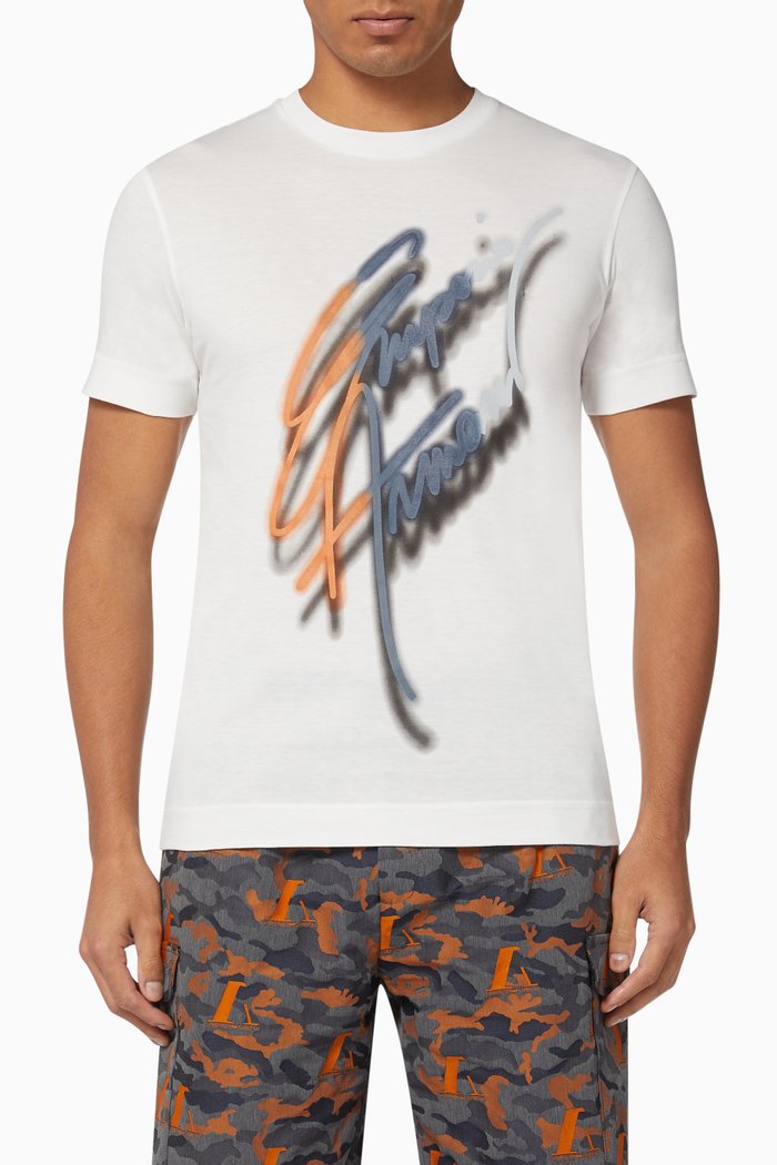 

EA Signature Jersey T-Shirt, White