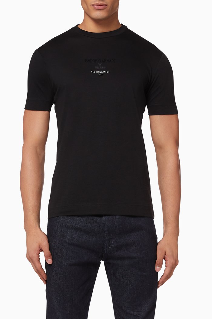 

EA Milano Jersey T-shirt, Black
