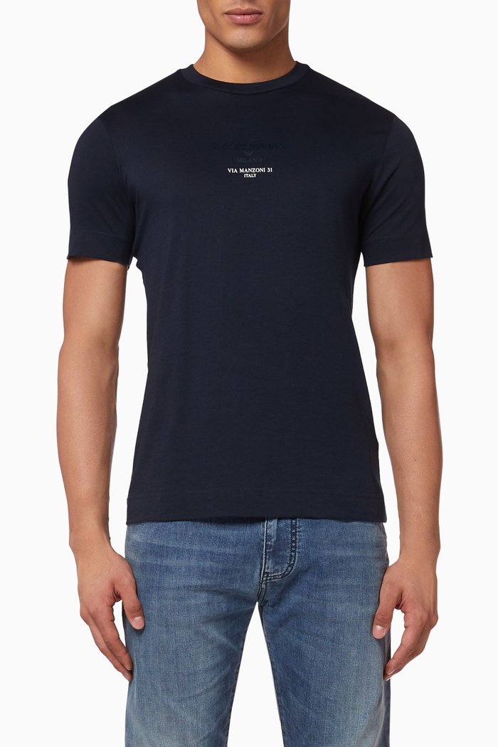 

EA Milano Jersey T-shirt, Blue