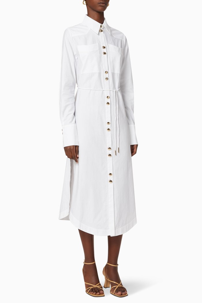 

Culiford Shirt Dress, White
