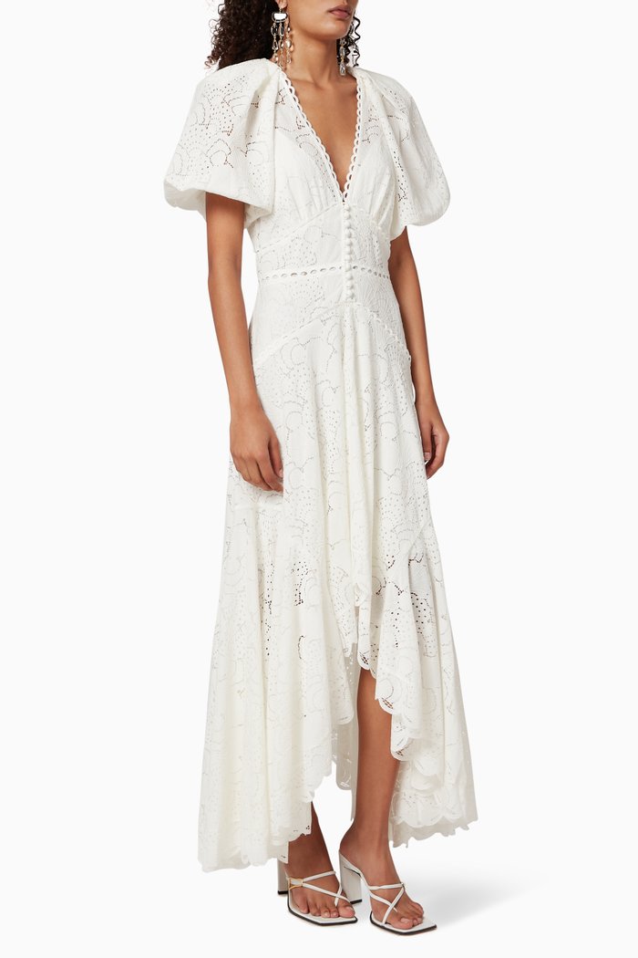 

Cookes Handkerchief Maxi Dress, White