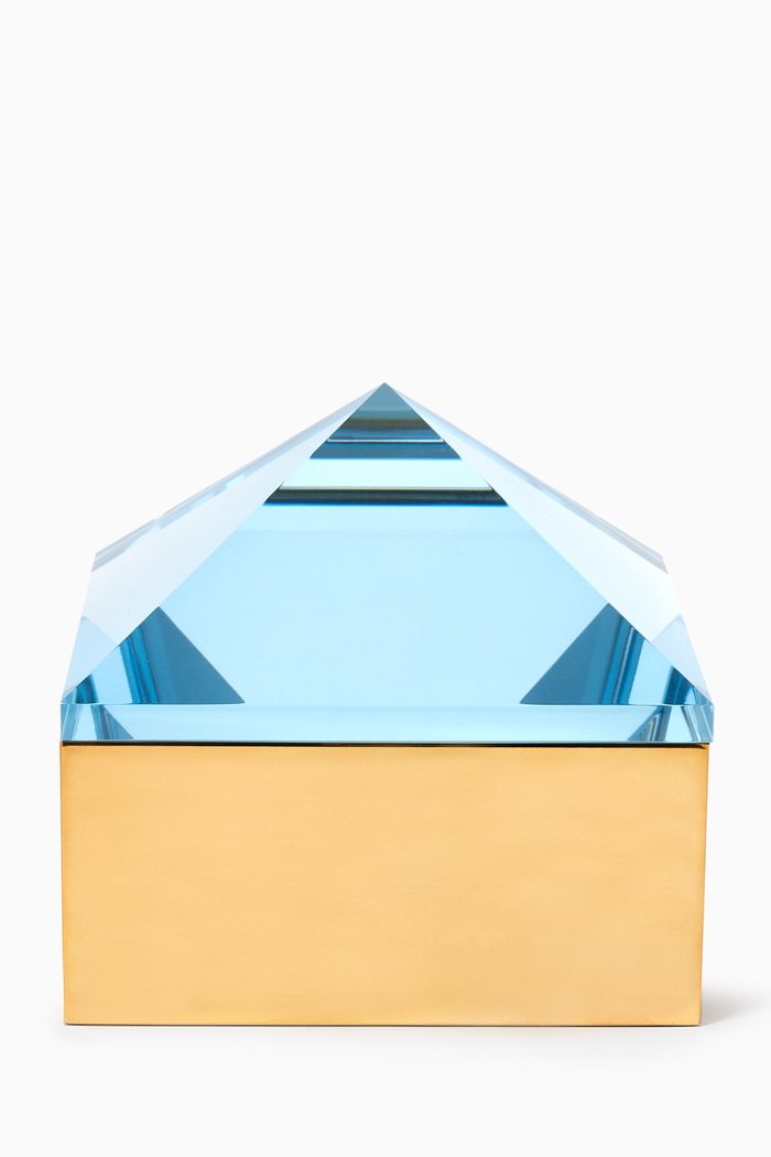 

Medium Monte Carlo Stud Box, Blue
