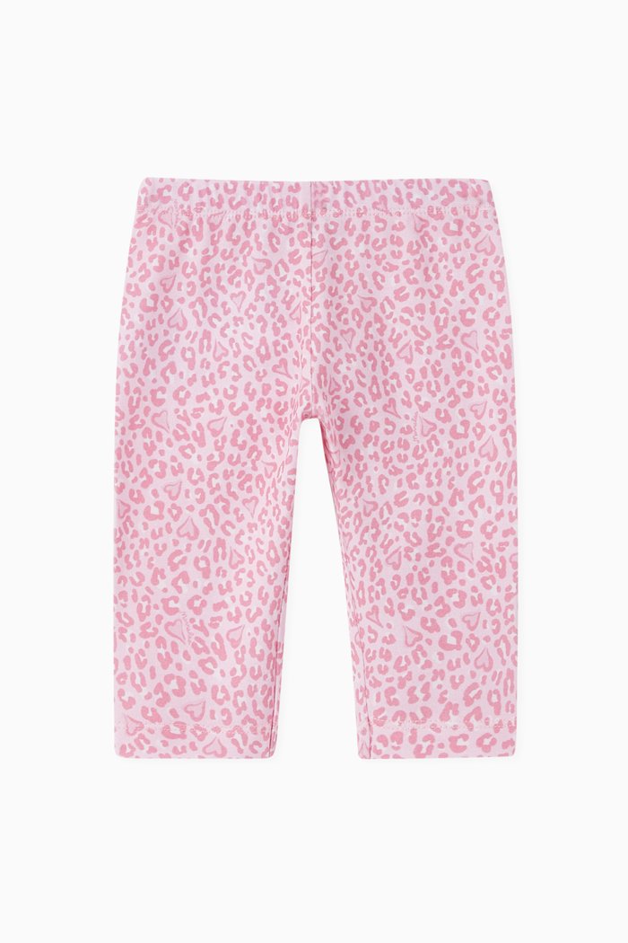 Speckled Jersey Leggings, Pink